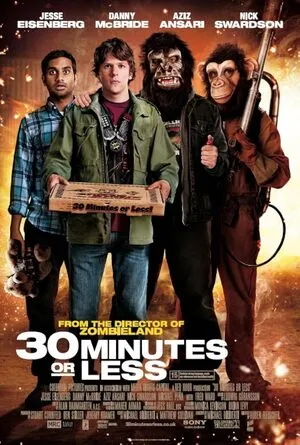 30 Minutes or Less 2011 Hindi Dual Audio Movie Poster