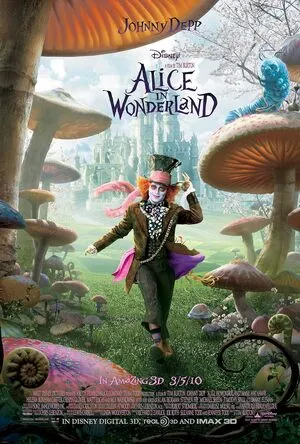 Alice in Wonderland 2010 Hindi Dual Audio Movie Poster