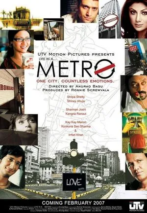 Life in a Metro 2007 Hindi Movie Poster