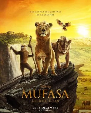 Mufasa: The Lion King 2024 Hindi Dual Audio Movie Poster