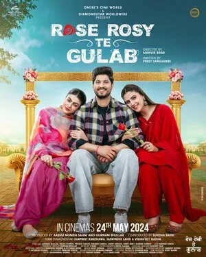 Rose Rosy Te Gulab 2024 Punjabi Movie Poster
