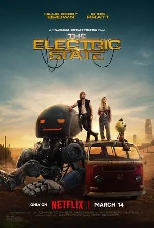 The Electric State 2025 Hindi Dual Audio Movie Poster