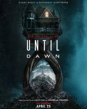 Until Dawn 2025 Hindi Dual Audio Movie Poster