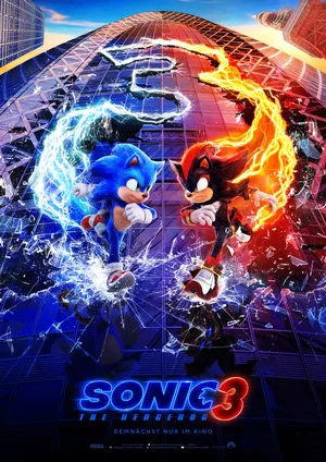 Sonic the Hedgehog 3 2024 Hindi Dual Audio Movie Poster