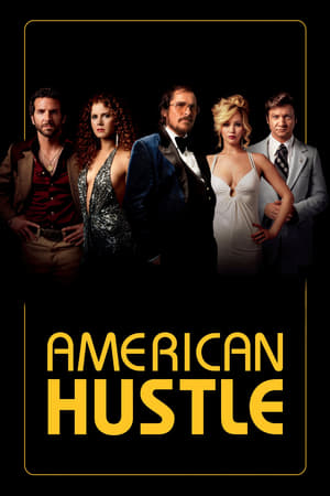 American Hustle 2013 Dual Audio Hindi 400MB Movie Poster