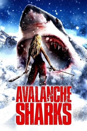 Avalanche Sharks 2014 Dual Audio Hindi BlurRay [800MB] ESubs Movie Poster