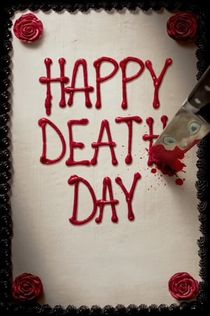 Happy Death Day (2017) Hindi Dual Audio 300MB Movie Poster