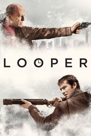 Looper (2012) Hindi Dual Audio 380MB Movie Poster