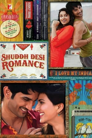 Shuddh Desi Romance 2013 Hindi Movie - [390MB] Movie Poster