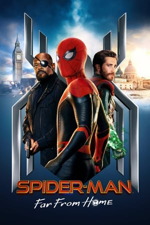 Spider-Man: Far from Home (2019) Hindi (Org) Dual Audio 550MB Movie Poster