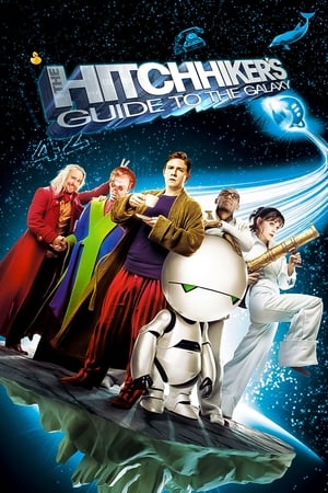 The Hitchhiker's Guide to the Galaxy (2005) Hindi Dual Audio 330MB Movie Poster
