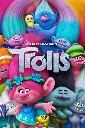 Trolls 2016 Dual Audio (Hindi) 800MB Movie Poster
