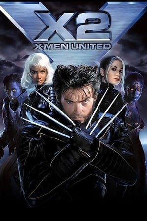 X-Men 2 (2003) Hindi Dual Audio 350MB Movie Poster